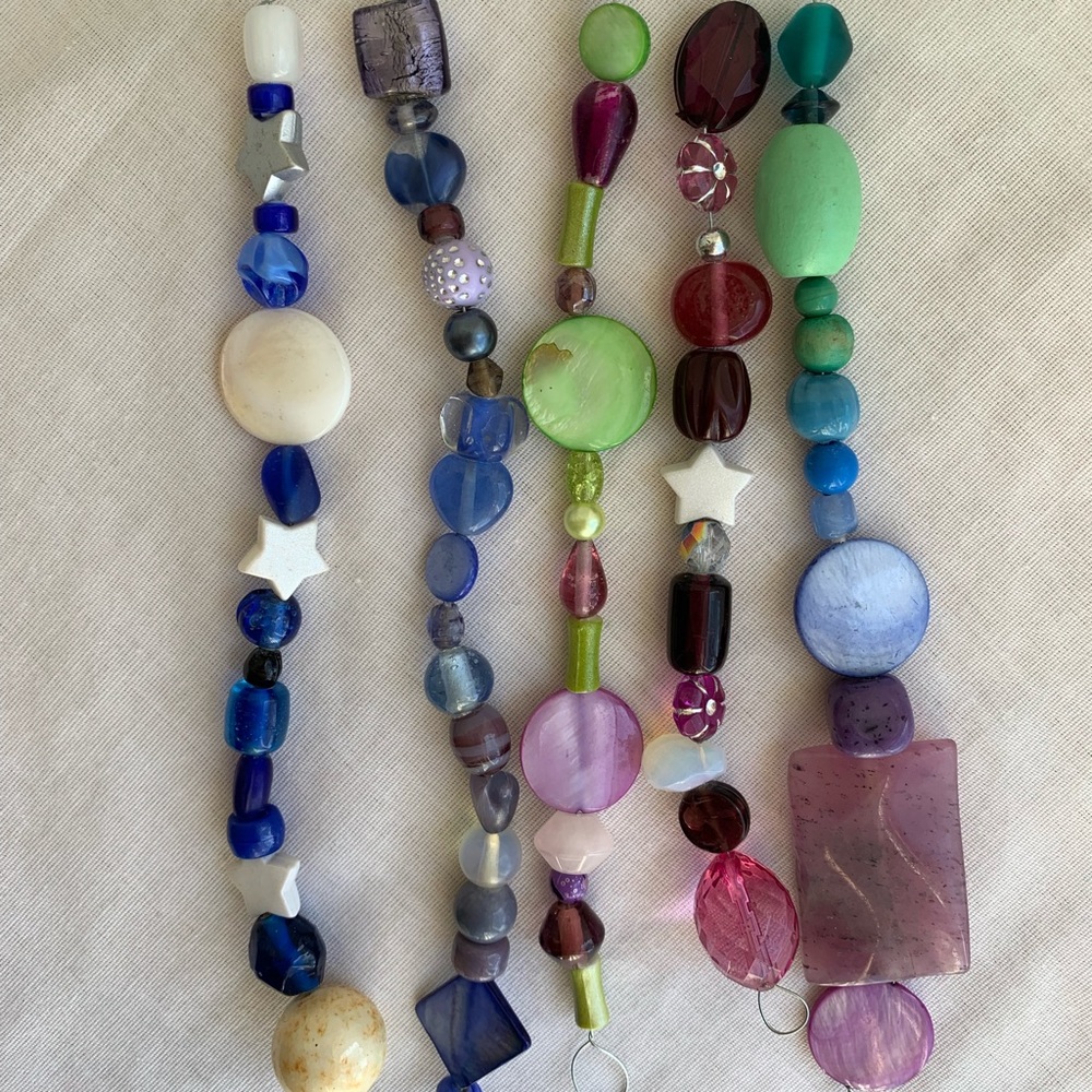✨SOLD✨Green, Blue, and Purple Bead Collection for Jewelry Making